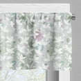 thumbnail image 5 of Ambesonne Floral Valance & Curtain, Vintage Seamless Pattern, 55"x36", White and Reseda Green, 5 of 6