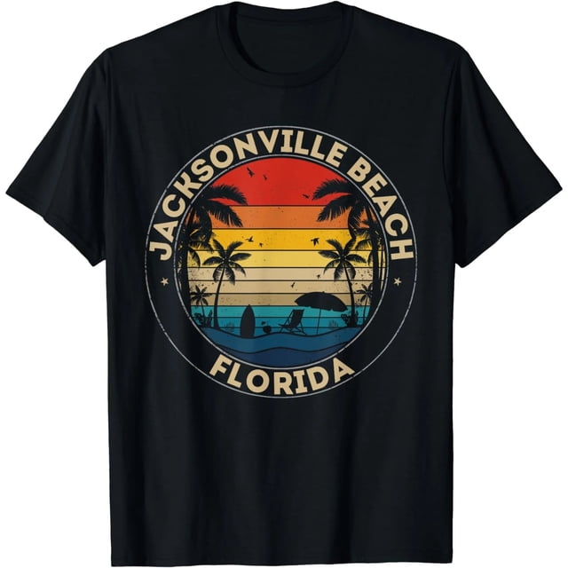 Playera Mujer Recuerdo de Jacksonville Beach - Florida
