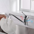 thumbnail image 4 of Long Mouth Kitchen Vertical Cold And Hot Water Faucet Can Rotate Washbasin Sink And Long Neck Faucet, 4 of 5