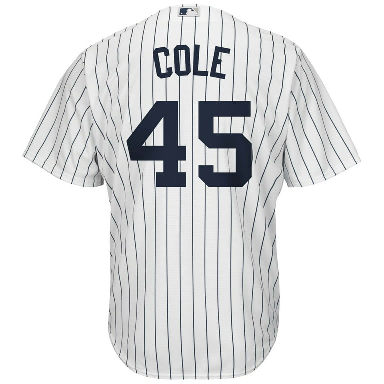 Men's Gerrit Cole White/Navy New York Yankees Big & Tall Replica Player  Jersey 