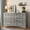 Gray, variant on Frmobepts 10 Drawer Dresser for Bedroom, Dresser TV Stand, Chest of Drawers for Storage and Organization, Gray