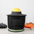 thumbnail image 7 of Slccxzc Hardhat Sun Shade Hard Hat Sunshade Construction Sun Protection Breathable Cooling Safety Helmets Accessories, 7 of 7