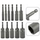 thumbnail image 2 of Destornillador de tuerca magnética con enchufe de impacto de 5,5-19mm, adaptador de broca con llave hexagonal de 1/4 ", toma de accionamiento de 80mm de longitud, 1 ud., 2 of 5