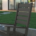 thumbnail image 6 of Emma + Oliver Contemporary Rocking Chair, All-Weather HDPE Indoor/Outdoor Rocker in Gray, 6 of 11