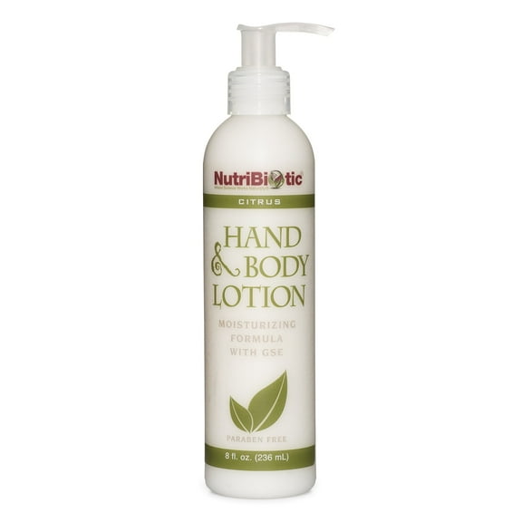 NutriBiotic Citrus Hand & Body Lotion, 8 Fl Oz