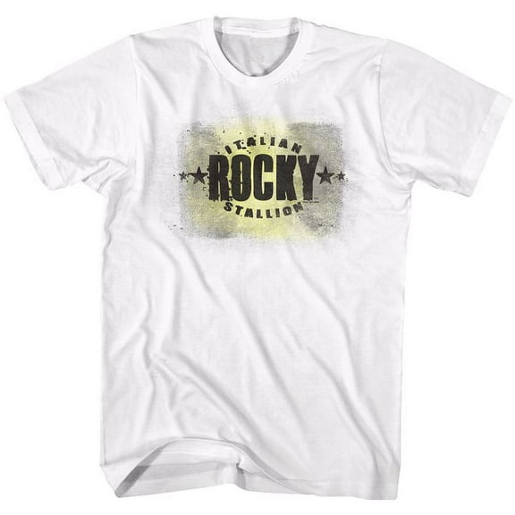 Rocky Italian White Adult T-Shirt 5Xl