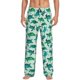 thumbnail image 1 of Fotbe Green Sea Turtle Pantalones de Pijama para Hombre, Pantalones de Dormir, Pantalones de Casa con Cintura Ajustable y Bolsillos-Large, 1 of 6