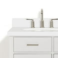 thumbnail image 3 of Ariel W061dwqovo Hutton 60" Wall Mounted Double Basin Vanity Set - Grey / Pure White Top, 3 of 7