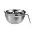 thumbnail image 7 of Rkxzt Stainless Steel Basin Stainless Steel Mixing Bowls Set with Handle 3-Piece Multi-Functional Kitchen Basin Silver 26cm 21.5cm 24cm Sizes Kitchen, 7 of 7