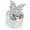 6306 Silver, variant on Multi Compartment Plastic Treat Bowl With Butterfly Embellishments For Wedding Favor Organization