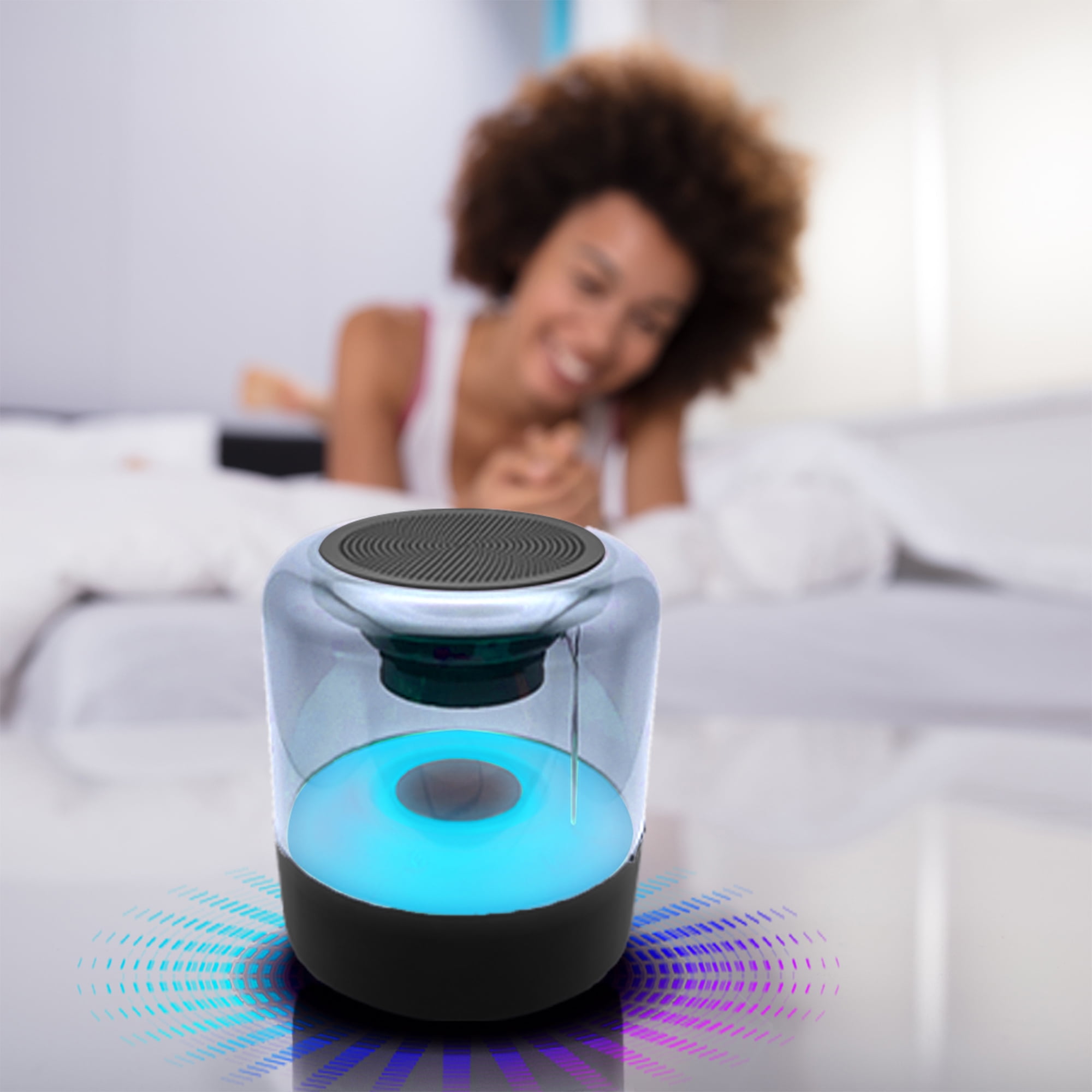 ZTECH Wireless LED Cylinder Speaker - Walmart.com