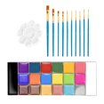 thumbnail image 3 of Face Body Paint Palette Makeup Painting Pigment Washable Face Painting Set for, 3 of 9