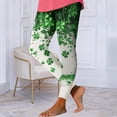 thumbnail image 2 of Levmjia Women Yoga Pants St Patricks Day Printed Fashion High Waist Workout Tight Leggings Soft Stretchy Polyester Gym Running Fitness And Casual Wear, 2 of 6