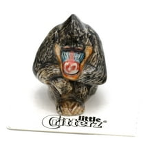 Monkey - Mandrill Figurine "Cameroon" - miniature porcelain figurine