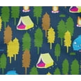 thumbnail image 4 of oneOone Cotton Flex Navy Blue Fabric Camping Sewing Material Print Fabric By The Yard 40 Inch Wide, 4 of 6