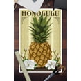 thumbnail image 3 of Honolulu, Colonial Pineapple (12x18 Wall Art Poster, Room Decor), 3 of 3