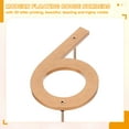 thumbnail image 3 of Uxcell Gold House Number, House Address Numbers Sign Large Floating Number 9, 3 of 6