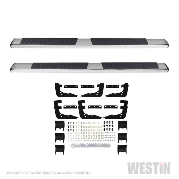 Westin 28-71230 R7 Nerf Step Bars - Polished Stainless Steel Finish Fits select: 2019 RAM 1500 LARAMIE, 2020-2021 RAM 1500 BIG HORN/LONE STAR