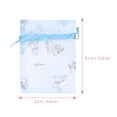 thumbnail image 2 of Miangastore Sky-Blue Mesh Drawstring Pouch 100Pcs 4.72X3.54In, 2 of 8