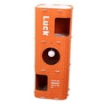 thumbnail image 4 of Casa de escalada de fieltro para gatos, árbol de escalada portátil, suministros para mascotas, túnel de actividades, estable, para dormir, rascar, naranja de 3 capas, 4 of 10
