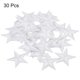 thumbnail image 3 of Pequeño 5Estrellas Termoadhesivos Parches Bordado Coser Parches Apliques Prenda Adornos para Ropa Reparación Mochila Zapatos Decoración Blanco Paquete de 30, 3 of 6
