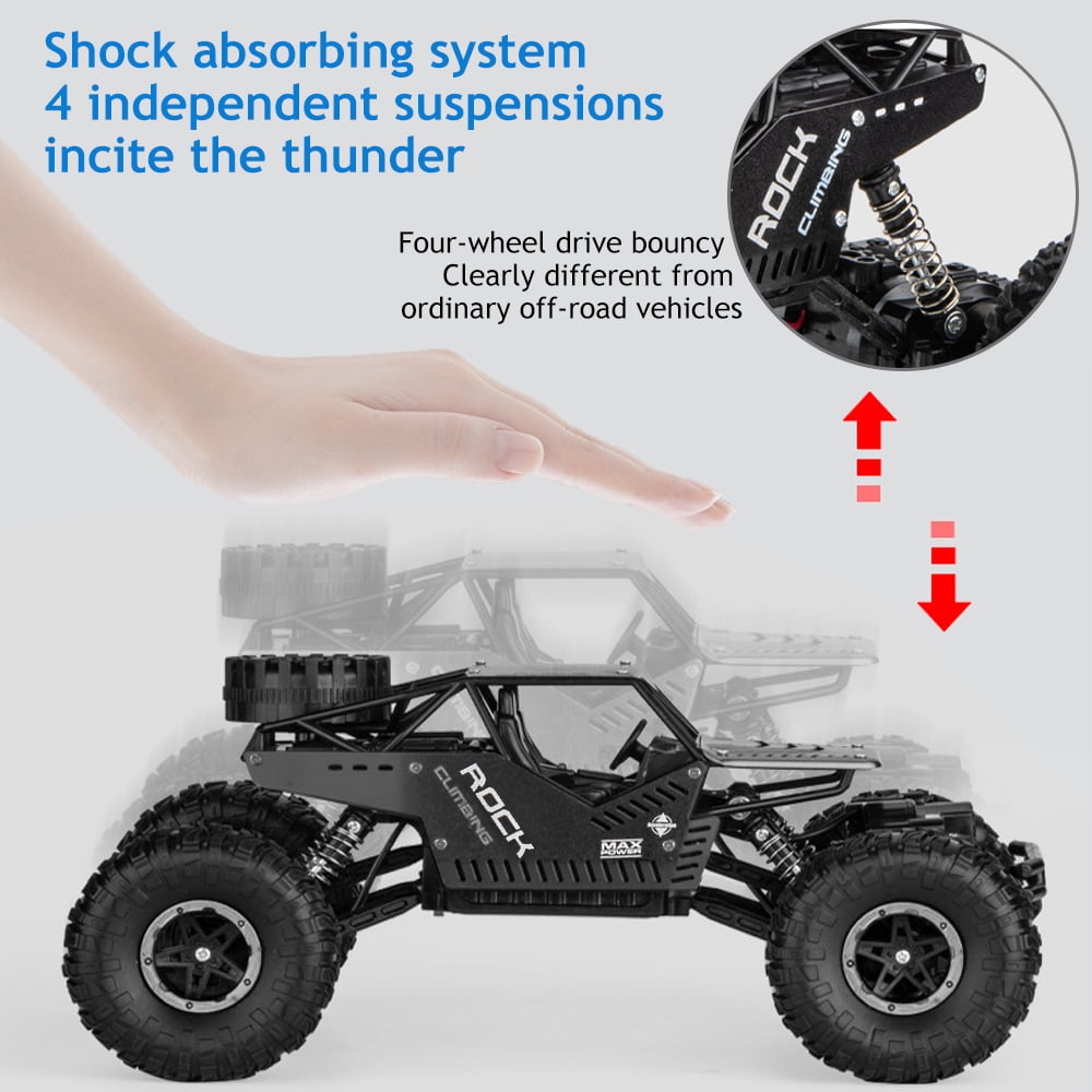 2 in 1 Remote Control Car, 1:14 Scale 4WD High Speed Off Road RC