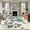 beige, variant on 6'x9' Area Rugs, Blue Tulip Indoor Outdoor Area Rug for Living Room Bedroom, Vintage Flowers Leaves Butterfly Khaki Rustic Washable Bathroom Rugs Kitchen Floor Carpet Mats Home Decor Aesthetic