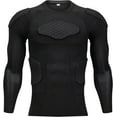 thumbnail image 1 of Camiseta de compresión acolchada, camiseta interior protectora de pecho para fútbol, camiseta de Paintball, 1 of 6