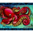 thumbnail image 2 of CafePress - Octopus Framed Print Throw Blanket - Soft Fleece Throw Blanket, 50"x60" for All Ages, 2 of 2