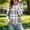 Gray, variant on YueHuiYing Women's Oversized Top - Colorful Striped Checkered Print Crew Neck Drop-Shoulder Sleeves Long Sleeve Comfortable Versatile Sweatshirt