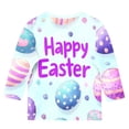 thumbnail image 4 of Avtoify Girls Long Sleeve Shirts Children's Fashion Heart Printed 3/4 Sleeve Round Neck Fashionable and Casual Tops/shirt, 4 of 4