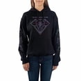 thumbnail image 3 of Juniors' Birds of Prey Black Mask Club Hoodie Sweatshirt-Small, 3 of 5