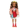 thumbnail image 5 of Dream Besties Barbie Teresa Roller Skating Fashion Doll with 9 Video Game Themed Accessories, 5 of 7