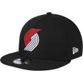 thumbnail image 1 of New Era NBA Black 9FIFTY Adjustable Snapback Hat Cap One Size Fits All, 1 of 5