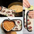 thumbnail image 5 of Yayeee Oven Mitts and Pot Holder Set of 2 Heat Resistant Kitchen Gloves Baking Hot Pad, Strawberry Cake, 5 of 5