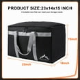 thumbnail image 2 of Himal Outdoors Bolsa Aislada Para Entrega De Alimentos Xxxl-23Wx15Hx14D Pulgadas Bolsa De Comestibles Con Aislamiento Premium Para Entrega De Alimentos Calientes/Fríos Apto Para Uber Eats Doordash Tra, 2 of 7
