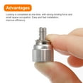 thumbnail image 4 of 2uds Tornillos M6-1x10.41mm Unique Bargains Computadora Caja Inoxidable Acero, 4 of 6