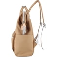 thumbnail image 3 of Mochila himawari 1881-Camel de lona impermeable 18L 41x28x16cm, 3 of 8