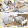 thumbnail image 2 of Caja de almacenamiento de artículos diversos, caja de plástico para escritorio de oficina, cesta de almacenamiento de cosméticos, cesta de almacenamiento de cocina, caja de almacenamiento de, 2 of 6