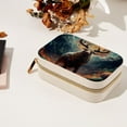 thumbnail image 7 of Starry Animals Velvet Portable Storage Box with Removable Compartment: Display Case, Jewelry Box, and Jewelry Stand - Gift, 7 of 7