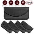 thumbnail image 1 of DEBGFS 4 Pack Faraday Bag RFID Signal Blocking Bag Shielding Pouch Wallet Case for Cell Phone Privacy Protection and Car Key FOB, Anti-Tracking Anti-Spying, 1 of 7