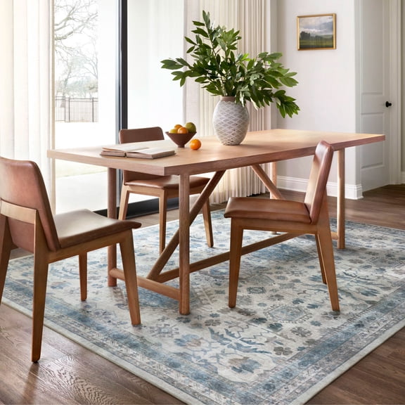 Loloi Eileen Natural / Sunrise 18" x 18" Sample Rug