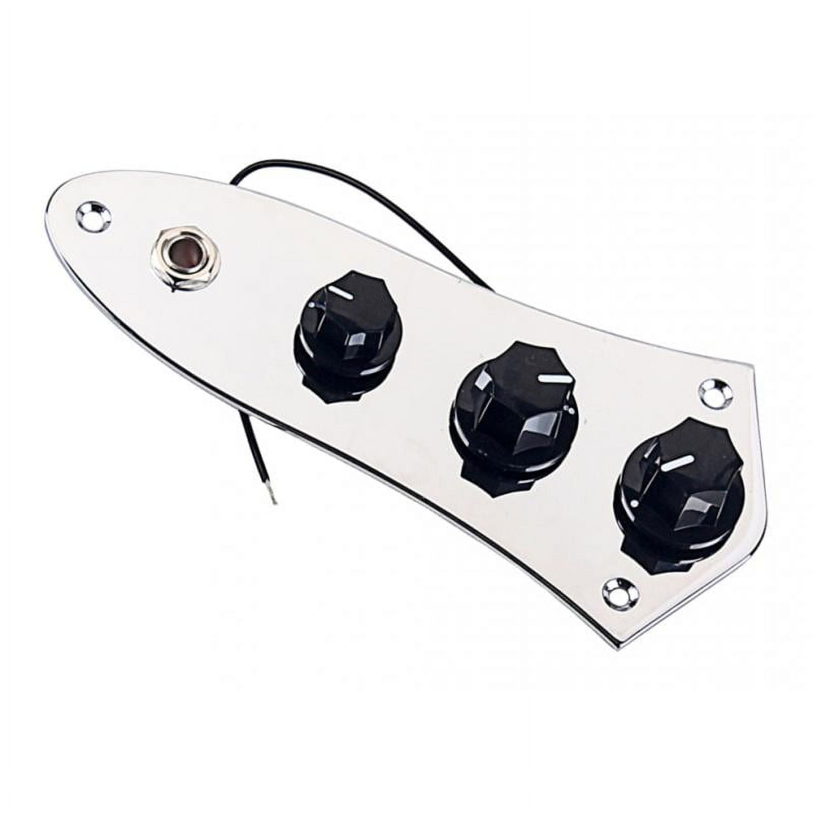 LeeQinersw Durable Prewired Fully Loaded Control Plate Switch for JB Jazz Bass Guitar Parts