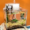 thumbnail image 5 of CIYISON Mini Acrylic Aquarium Clear Desktop Fish for Tank Waterfall for Betta Tropical F, 5 of 8