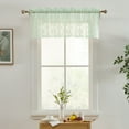 thumbnail image 3 of THD Bella Floral Sheer Rod Pocket Valance - 54 W x 18 L, 3 of 6