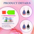 thumbnail image 2 of DIY diamante bordado arte joyería accesorios manualidades 2 pares forma especial FLhrweasw Nuevo, 2 of 9
