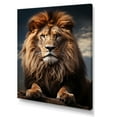 thumbnail image 2 of Designart "The Regal Majesty of a Lion King" Animals Canvas Print, 2 of 5