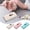 Pink, variant on Jubipavy Plastic Rectangular Anytime Divider Cutter Divider Break Divider Dividing Boxes