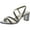 Silver, variant on Naturalizer Women's Vanessa2 Strappy Heeled Sandals Silver 8.5M