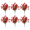 thumbnail image 4 of Fleurs Artificielles pour l'Extérieur 6 Pcs Fleurs Artificielles d'Extérieur Sont Réalistes et Convenant à la Décoration et à l'Aménagement Extérieurs, 4 of 5